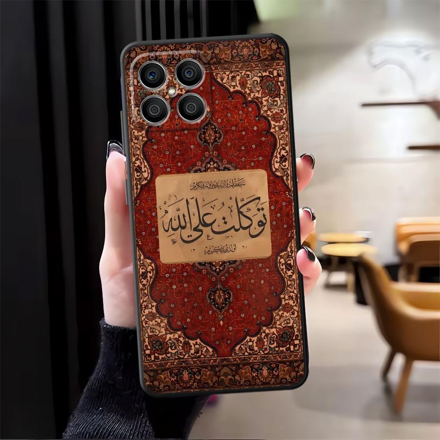 

Persian Carpet Floral Pattern Funda Phone Cover Case for Honor Magic5Lite 200 400 Lite 8X X6 X7 70 X8 X5b 90 X9a Honor Magic5 Lite
