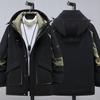 2025 Plus Size Men's Waterproof Mid-Length Winter Jacket