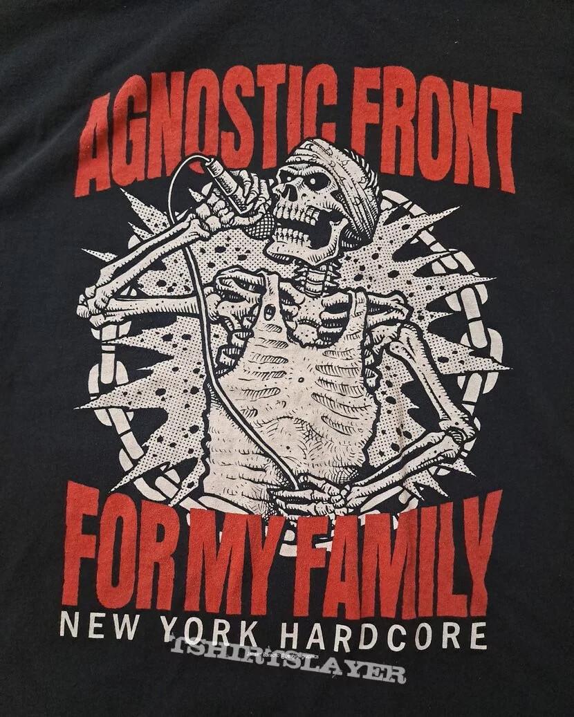 Agnostic Front Gift For Family Black T-Shirt Cotton All Size LW169 M