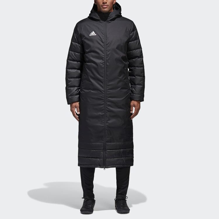 Adidas Down Jackets Men's Black Hooded Thickened Other BQ6590
