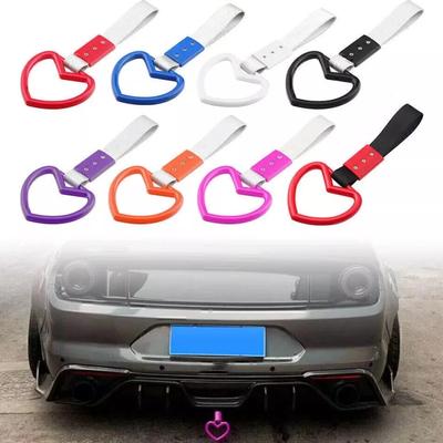Araba Tutacağı El Kayışı Drift Charm Kayış Halka Kalp JDM Tren Otobüs Drift Uyarı Halkası Araba Arka Tampon İçin Malzemeler Aksesuarlar