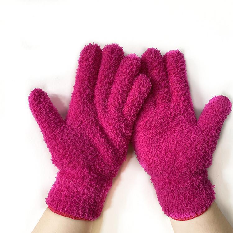 Microfiber Dusting Gloves for Efficient Cleaning - Ideal for Plants, Blinds & Hard-to-Reach Areas