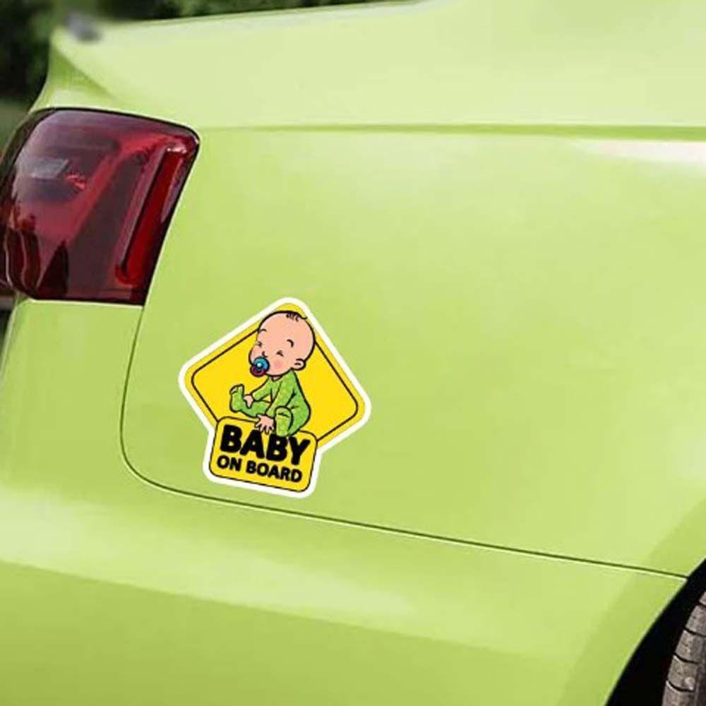 Car Body Decoration Warning Sticker for Driver Reflective Vehicle Car Signs  Auto