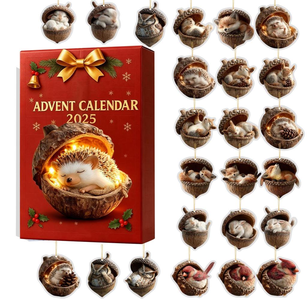 The Advent Calendar includes 24 cute gifts, a countdown calendar, and surprise pendants