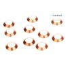 10 Pcs High Pressure Pipe Nest Copper Pad Cone Gasket For High Pressure Oil Tube Anti Oil Leaking Gasket