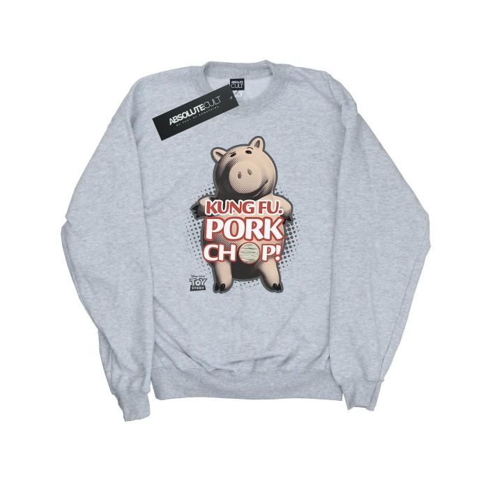 Disney Mens Toy Story Kung Fu Pork Chop Sweatshirt