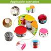 Cartoon Silicone Pet Can Lid Set Soft 3 in 1 Cat Can  Lid Pet Can Spoon Lid  Cat Dog Food