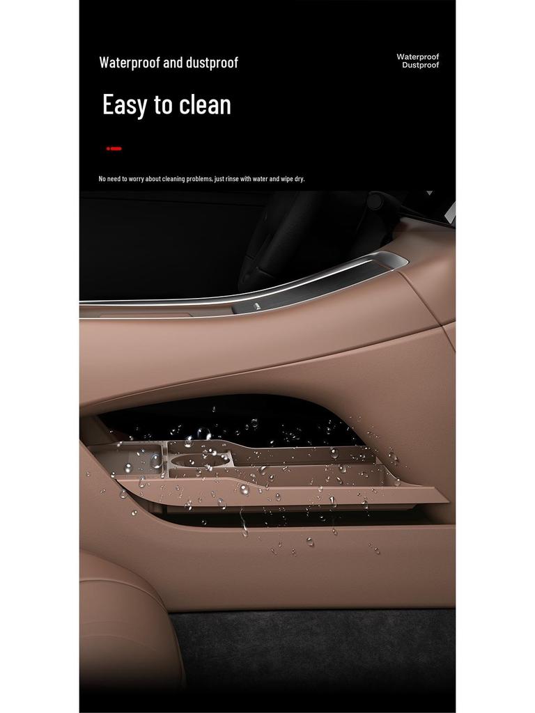 Leapmotor C11 Center Console Silicone Storage Box - Fits 26 Models, Multipurpose Double-layer Design