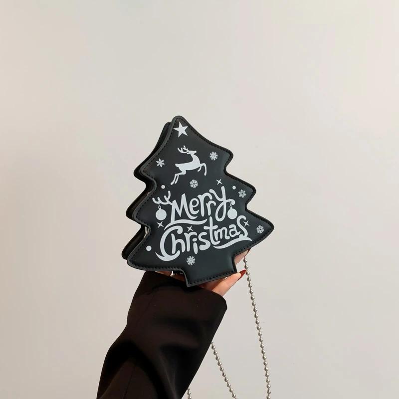 

Рождественский мультяшный олень, женская высококачественная сумка из плутониевого материала, элегантная и универсальная