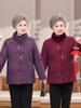 Stylish Velvet-Lined Winter Jacket for Elderly Women