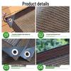 Outdoor Privacy and Sunscreen Fence Net