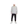 Nike Contrast Logo Design Mid-Waist Drawstring Knit Sports Pants Men Bottoms Black HF1114-010