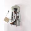 Winter pie overcomes the new women's down cotton-padded jacket waist thickening large size removable liner cotton-padded jacket tide
