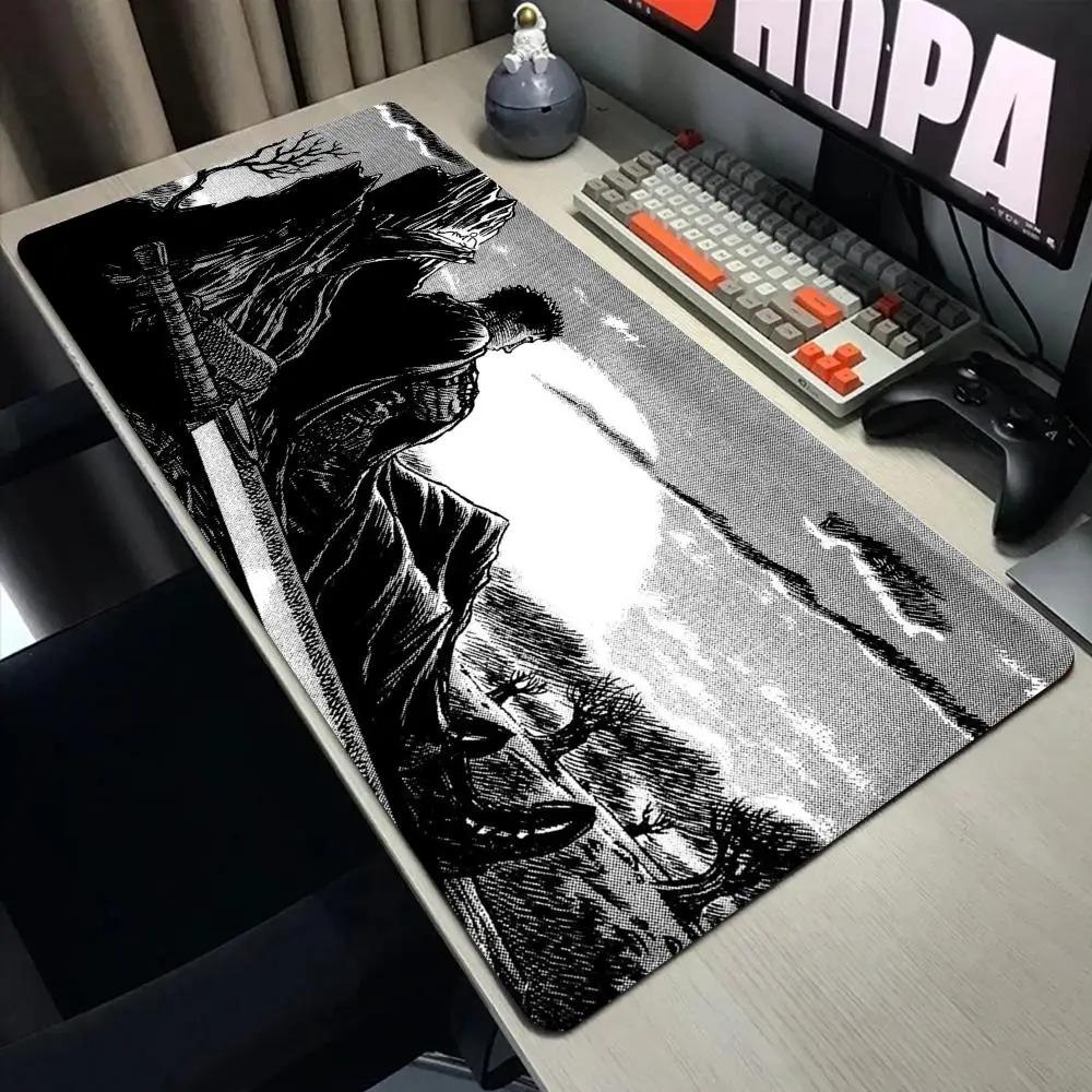 Miecz Guts w Berserk Podkładka pod mysz Komputer Laptop Anime Mata na klawiaturę Duża podkładka pod mysz Klawiatury Gracze Podkładka na biurko Gumowe obszyte krawędzie
