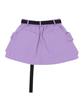 LALAFOX Cargo Short Skirt Purple Bp1Ws002