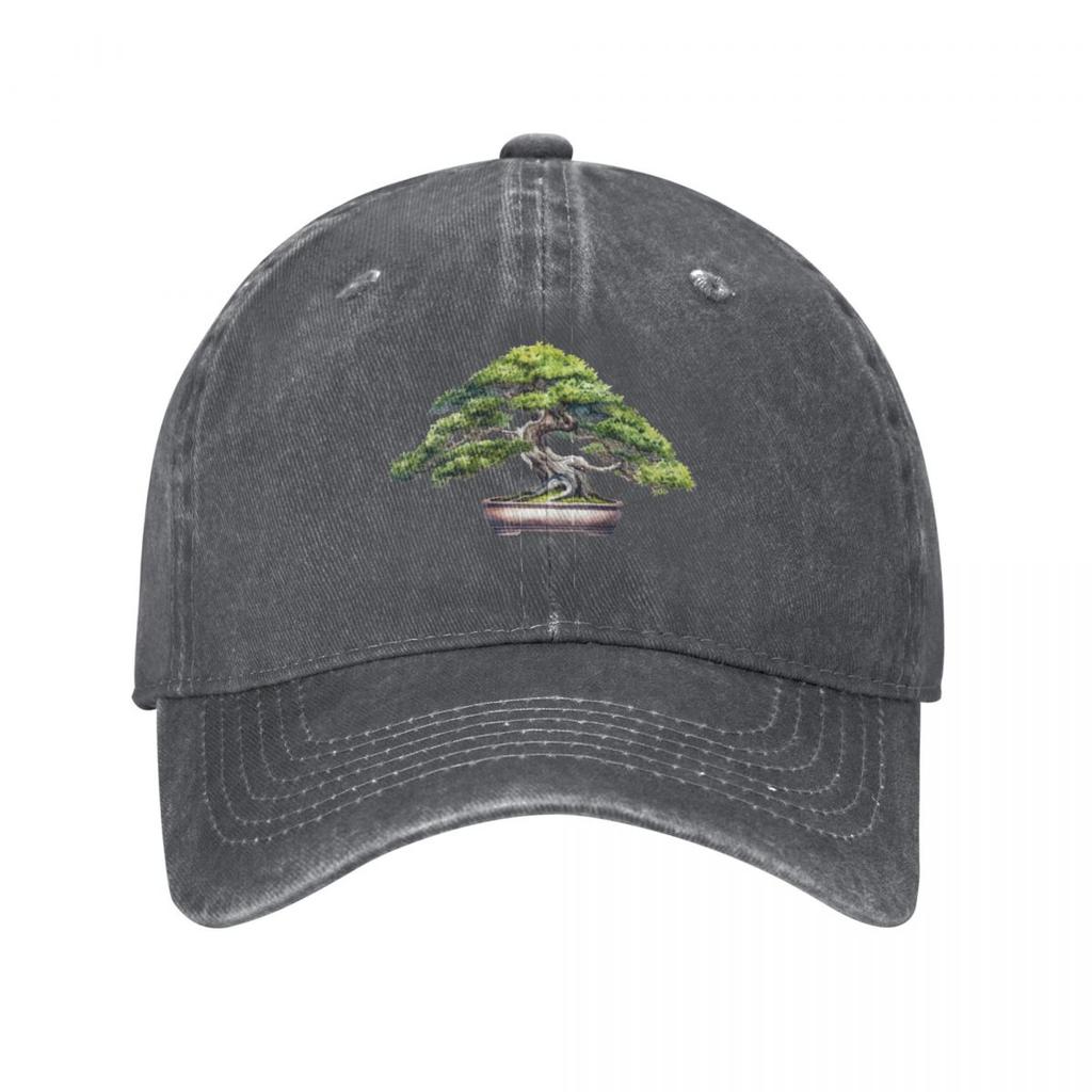 Bonsai Tree Shohin Watercolor Baseball Cap Sun Hat For Children Beach Bag Luxury Caps Female Mens