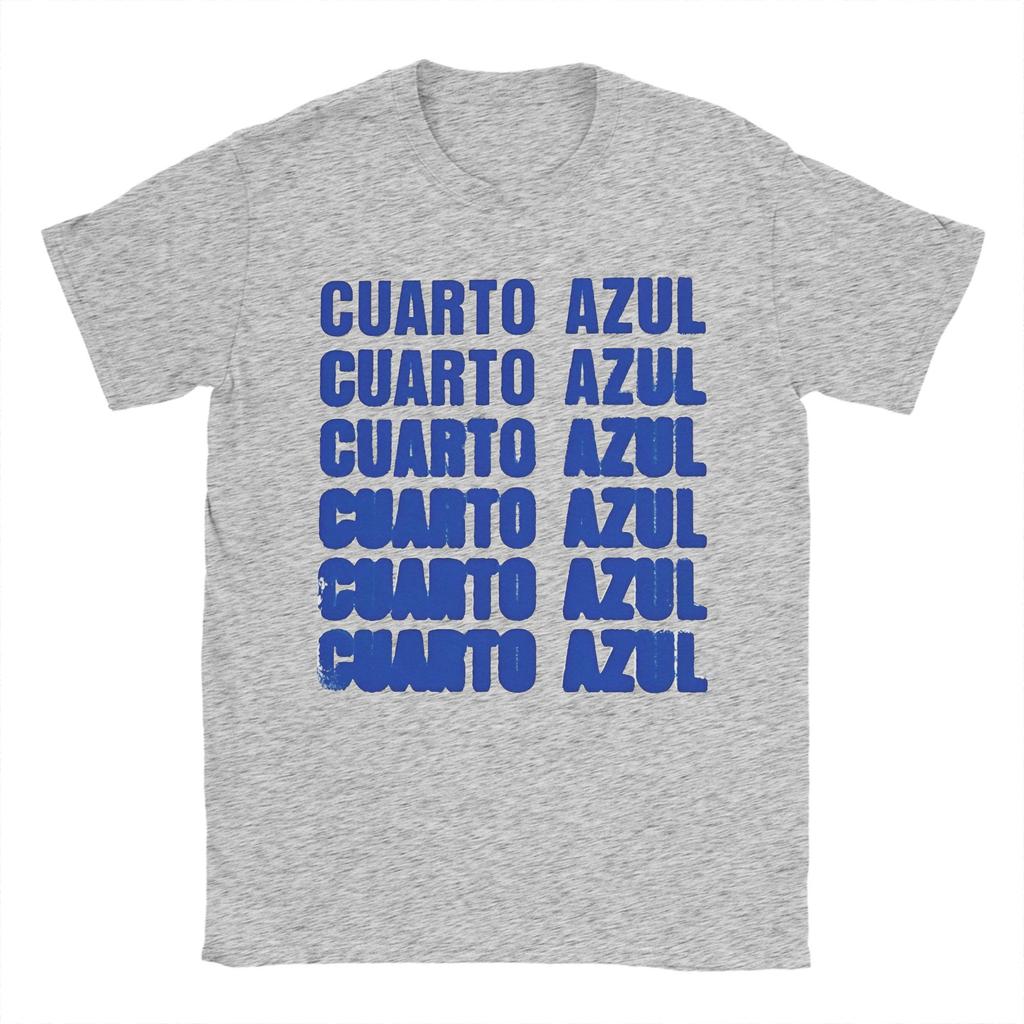 Men's T-Shirt Aitana CUARTO AZUL Tour 2025 Funny 100% Cotton Tee Shirt Short Sleeve T Shirts Round Neck Clothes Summer