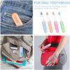 Bulk Foldable Travel Toothbrushes with Cases. Soft, for All Ages. Good for Trips. Covers with Vents, Compact. Great Gift.-liu