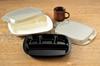 Tatsumiya House Bento Wood W26 D20 H5 55158 Box, Grain, Beige, Size Approx.