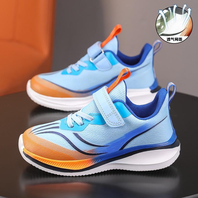 Boys shoes 2025 spring and autumn mesh classmates boys sports shoes middle and older children running shoes children's sports shoes tide