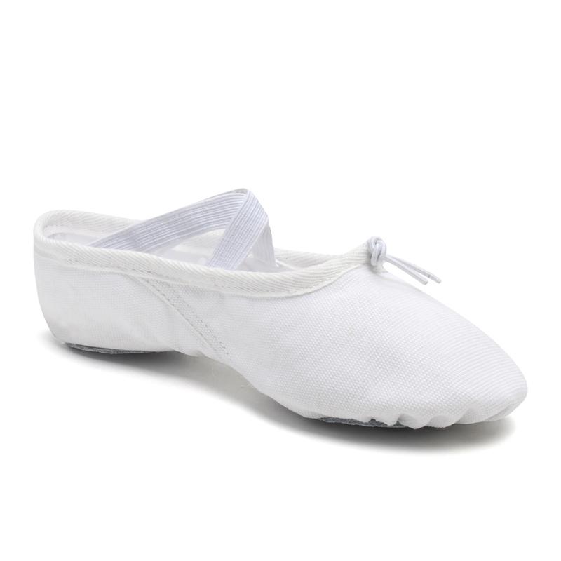 Girls Women Ballet Slippers Ballet Shoes Adult Split Sole Gymnastics Training Shoes Canvas Soft Kids Ballerina Dance Shoes