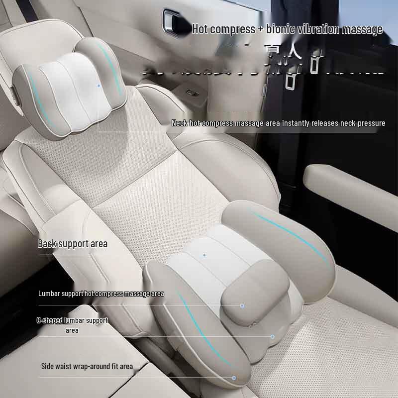 Kangzuo Car Seat Headrest & Lumbar Support Massager