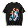 Parent-child Football Time Print Casual T-shirts For Adults & Kids Pure Cotton T-shirt