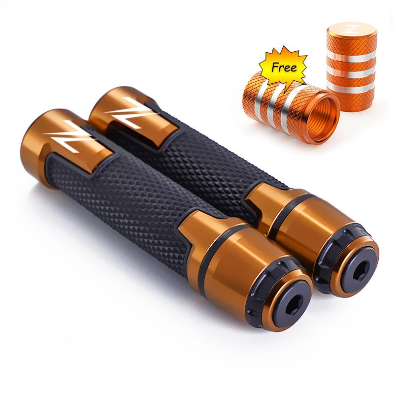 For Kawasaki Z650 Z750 Z800 Z900 Z1000 Z250 Z400 Motorcycle Accessories CNC Anti-Slip Handlebar Grips Ends Handle Cap Hand Bar