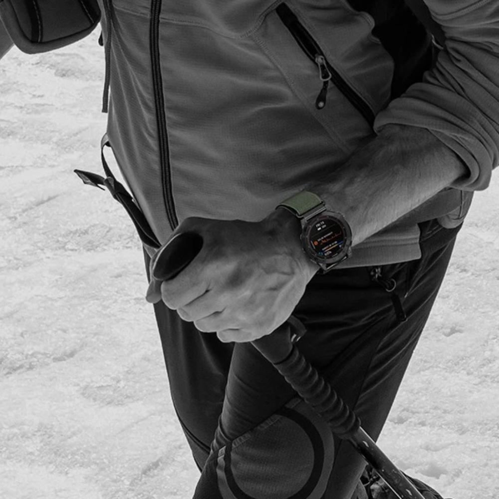 Cinturino in Nylon Intrecciato QuickFit 20mm 22mm 26mm Per Garmin Fenix 8 47mm 51mm 7 7X 6 6X 5 5X Plus/Enduro 3/ Venu 3/Epix Pro Gen 2 Cinturino Braccialetto