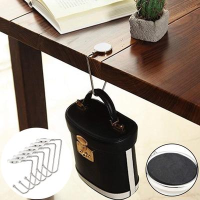 6Pcs Bom suporte de carga Lareira Meias Cabide Estável Liga de Zinco Bolsa Segurando Meias Gancho Decoração de Casa