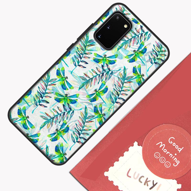 

Colorful Dragonfly Phone Case For Samsung Galaxy S24 S26 Ultra S20 S21 S22 S23 S25 Plus S10 S25 FE Cover Shell Galaxy S23Ultra