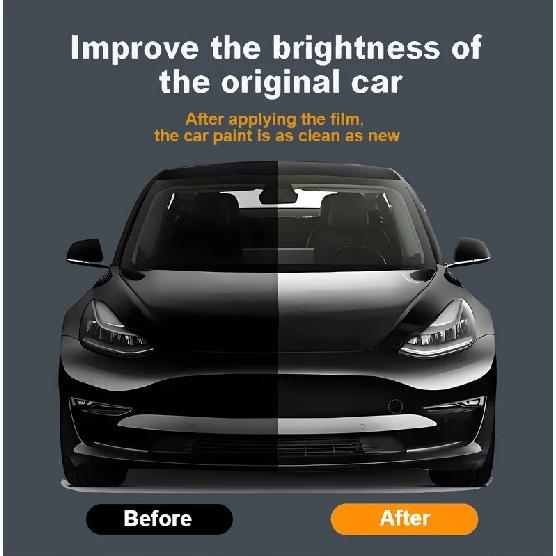 Pre-cut Paint Protection Film for Tesla Model 3 Highland 2024 Car Clear PPF TPU Transparent Headlight Rearview Film Body Sticker