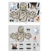 1 Pc Halloween Party Sticker  Ghost Spider Pumpkin Skeleton Sticker for DIY Decroate Window Static Electricity Sticker