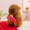 New Koi Capy Doll Plush Toys Children's Girls Gift Good Luck Koi Kapibala Doll