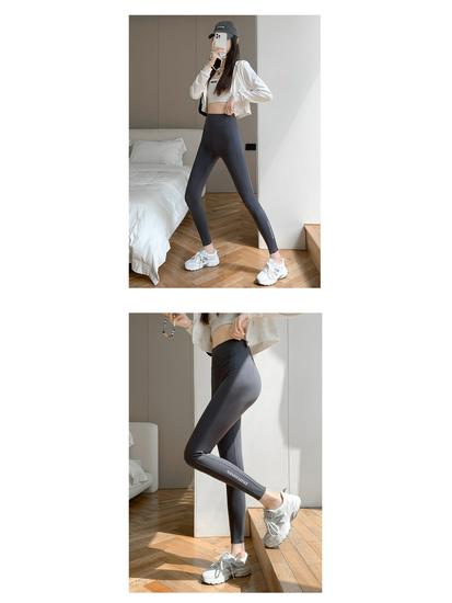 2025 Women's Plus Size Tummy Control Fleece-Lined Yoga Pants - Butt Lifting, Tight Fit for Autumn/Winter