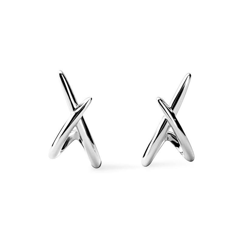 Fashion Stone Gold Earrings - Versatile Cross Ear Pendants for Women - New Cube Design