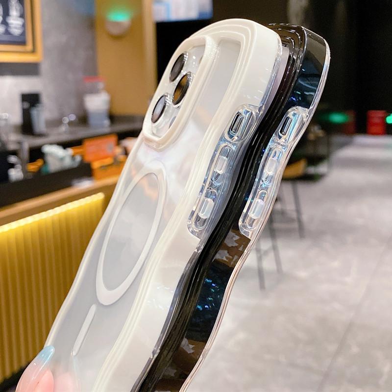 Transparent Magnetic Case for iPhone 17 Pro Max, Compatible with iPhone 13, 14, 15, 16