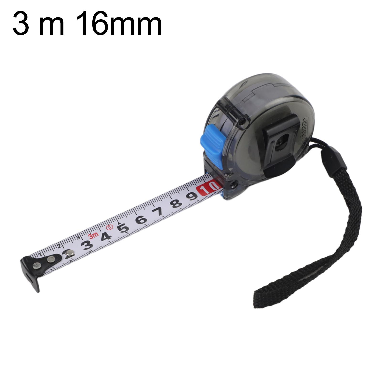 Sewing Tool Cut-Resistant Tape Measure Transparent Steel Tape Measure User-Friendly Design Versatile Hook Design