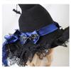 Demon Bow Tweed Lace Halloween Witch Hat Sweet and Cute Witch Hat for Women Original Lolita Witch Hats