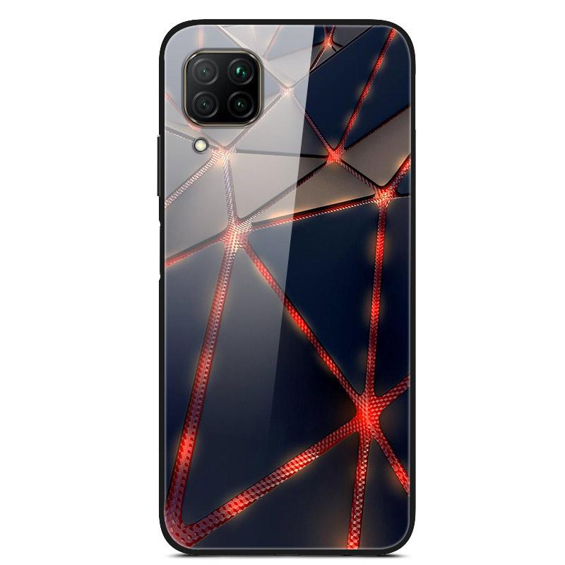 Luxury Cover Case for Huawei P40 Lite Tempered Glass Cover for Huawei P40 Lite E Phone Case for Huawei P 40 Lite Coque P40Lite E