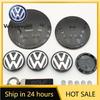 2026 Nové Pro VOLKSWAGEN VW 65mm Středové Krytky Koleček Auta 3B7601171 Zrcadlový Přední Znak Zadní Znak na Kufr Kožený Klíčenka F