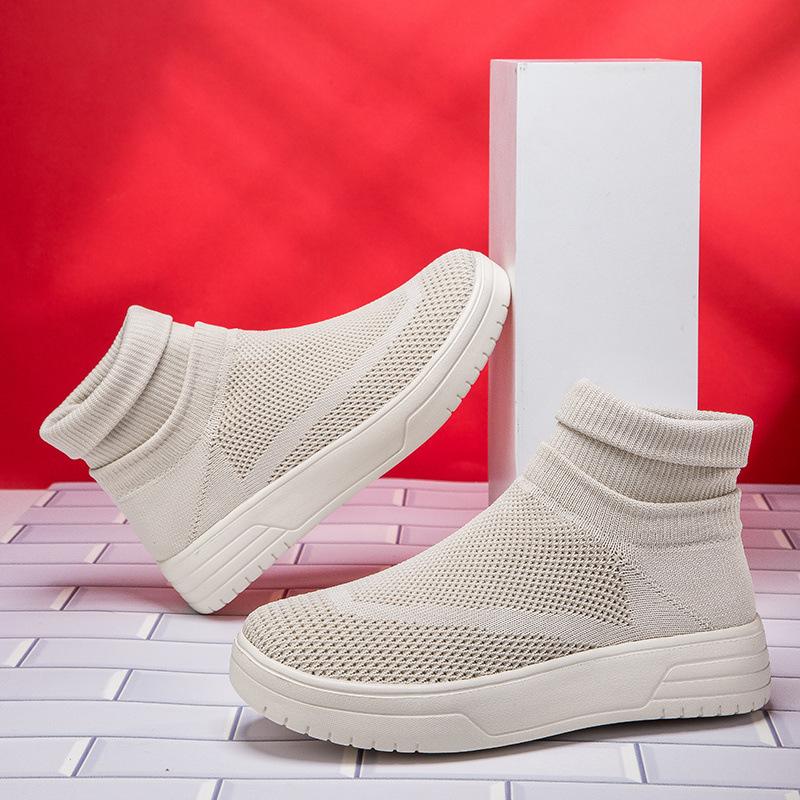 

Мужские и женские супер-фееричные носки-туфли легкие и дышащие весной и летом, мужские и женские высокие кеды 46