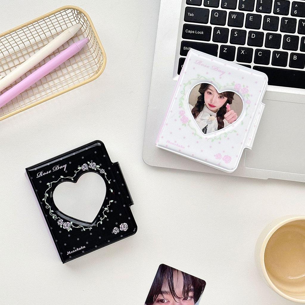 Rose Garden 3'' Single-Grid Card & Photo Album for Small Cards & Polaroids