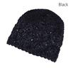 Fashion Vintage Artistic Beret Cap Hollowed-out Hand-Made Skullies Hat Breathable Sweet Knitted Hat Women