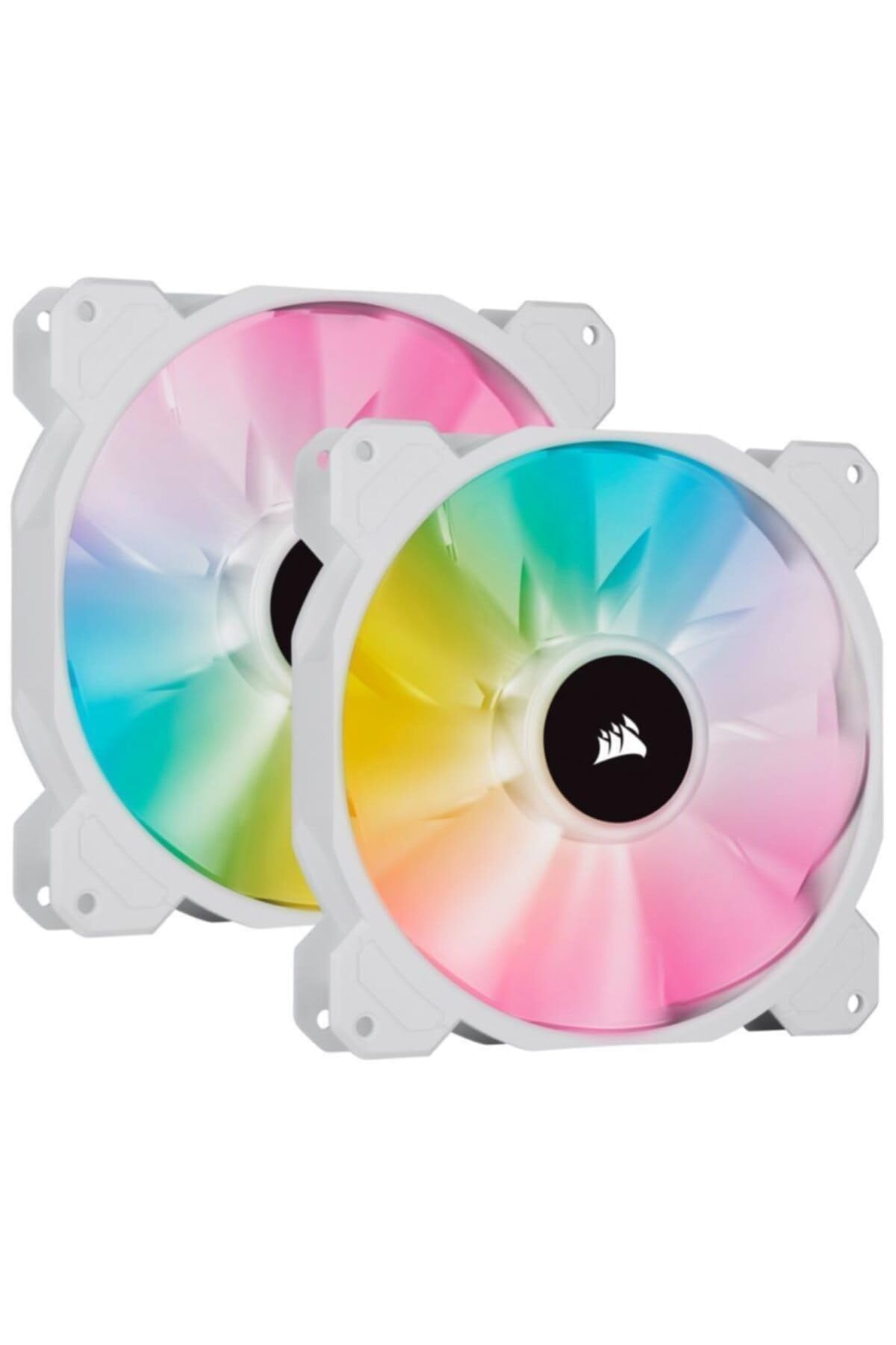 

CORSAIR iCUE SP140 RGB ELITE Performance 140mm PWM Dual Fan Kit with Lighting Node CORE White PC Case Fan 14cm CO-9050139-WW білий