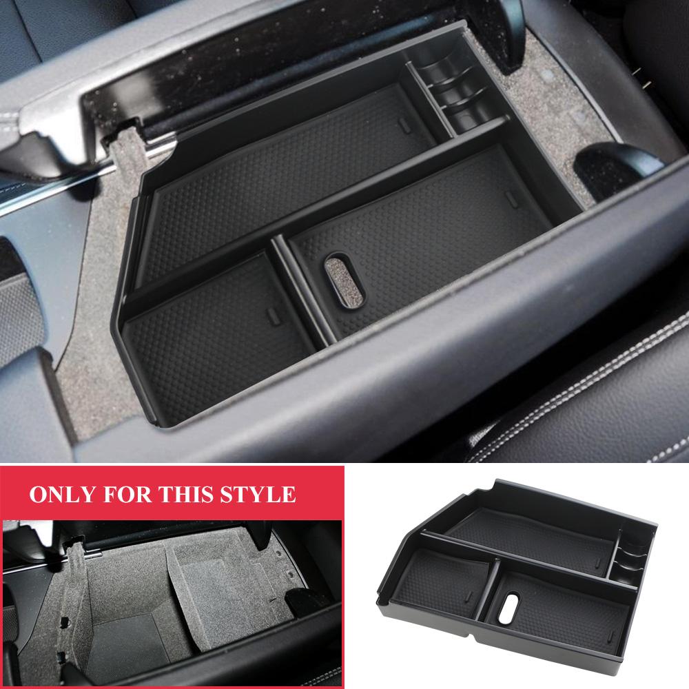 For Mercedes Benz GL GLE ML Class W166 X166 2012-2016 Central Armrest Storage Box LHD Container Tray Organizer Car Accessories