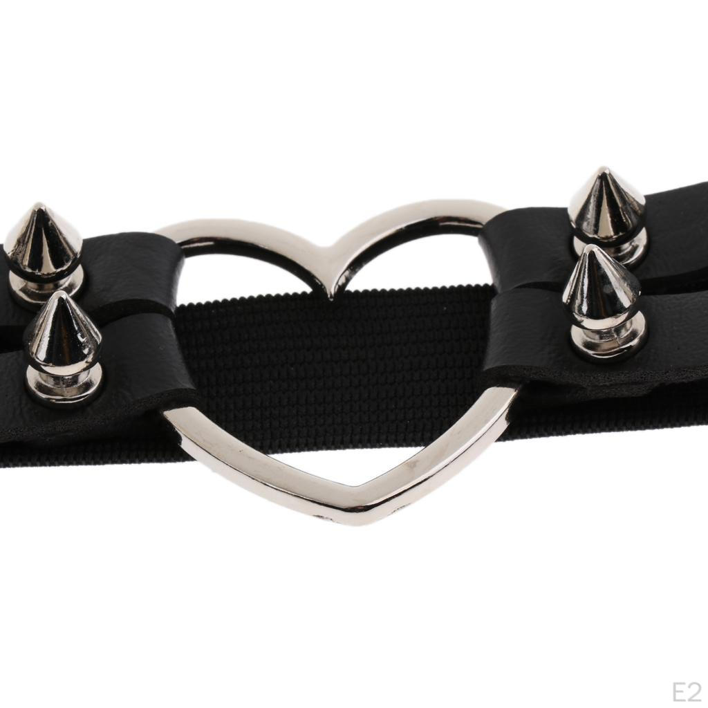 Adjustable Elastic Leather Leg Harness Garter Belts Punk Gothic Thigh