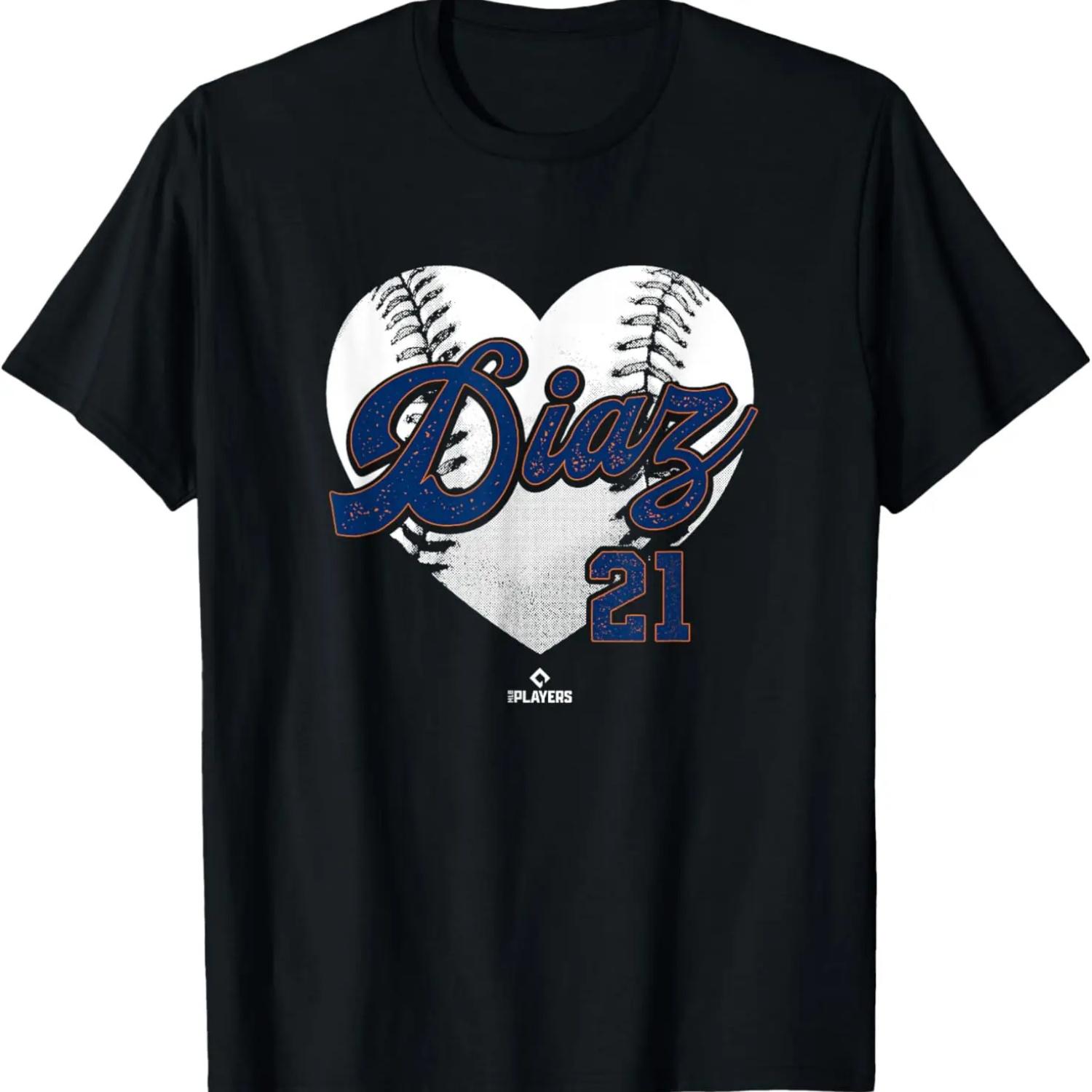 

Baseball Heart Yainer Diaz Houston MLBPA T-Shirt XXXXXL чорний