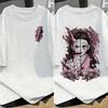Demon Slayer Anime Printed Unisex Women Tshirt Casual Top Fashion Harajuku Style Street Wear Y2K 2026 New Summer