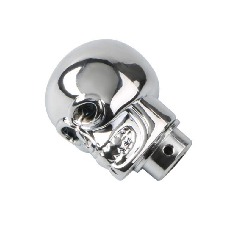 Unique Skull Head Gear Shifts Knob Shifter Lever with Adjustable LED Light for Manual Transmission Car Inner Enhancement